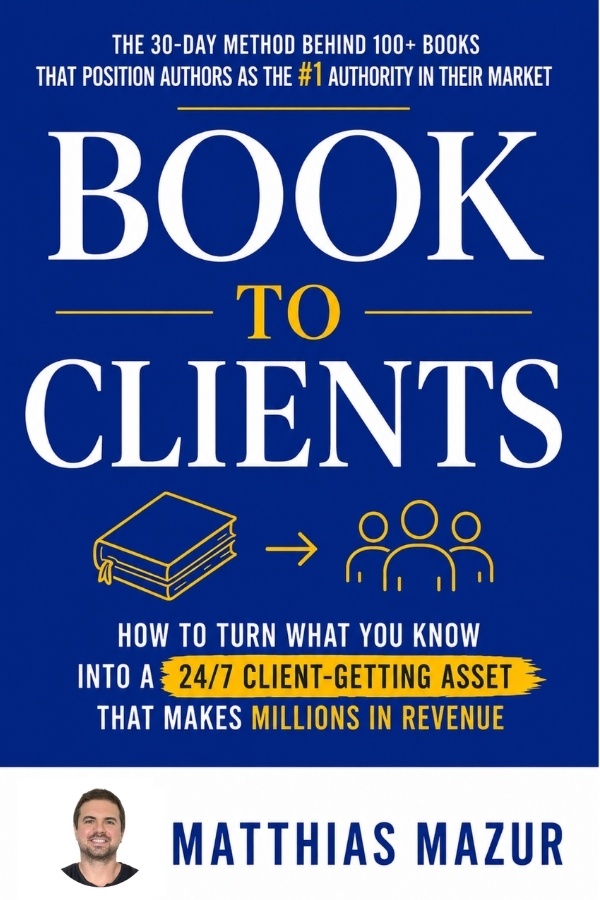 Book to Clients by Matthias Mazur, book cover